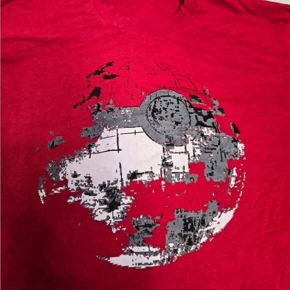 STAR WARS‎ x POKEMON death star graphic tee unisex shirt M - Picture 4 of 7